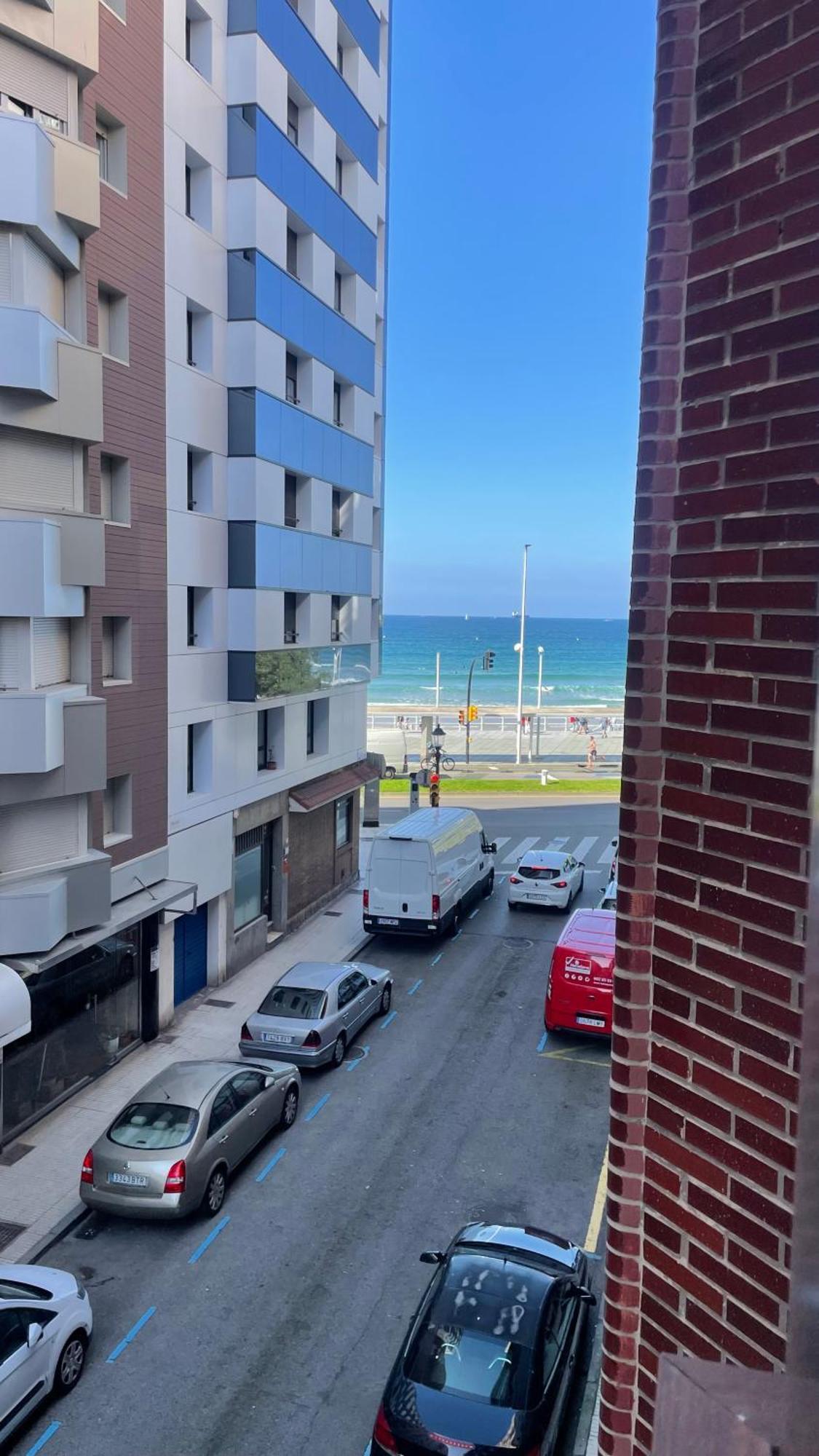 Apartamento Playa De Gijón Eksteriør billede